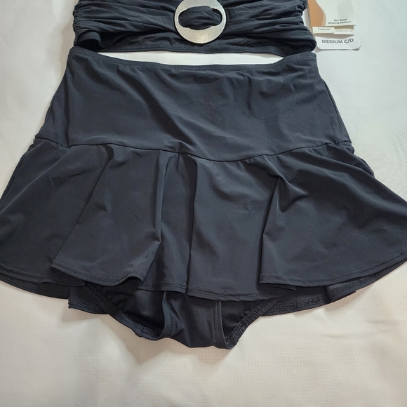 Contours By Coco Reef Black Halter Swimsuit Set Size M - Picture 4 of 13